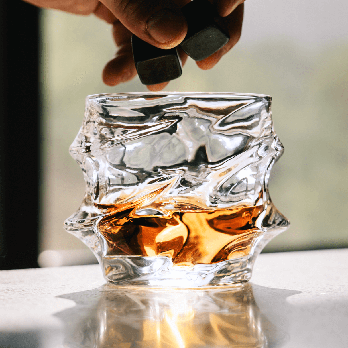 Storm Zestaw Japońskich Kryształowych Szklanek do Whisky